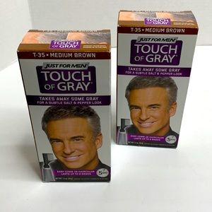 Just For Men | Touch Of Gray Takes Away Some Gray Salt & Pepper Medium Brown NWT